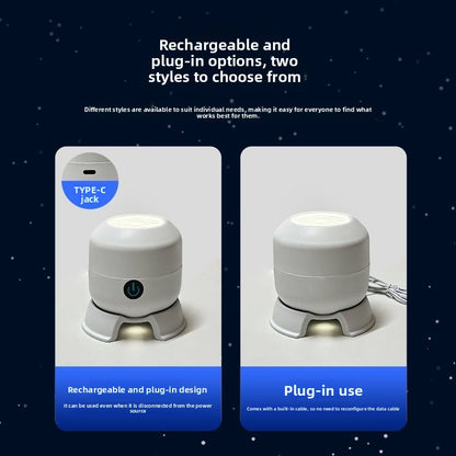LED rotating projection lamp Christmas holiday children sleep