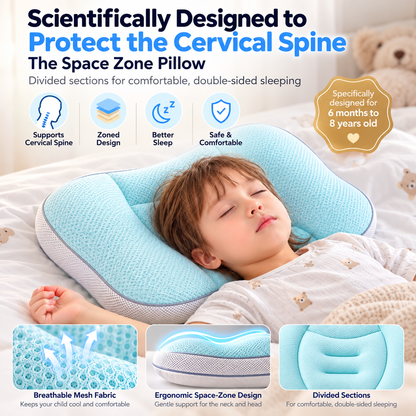 Children Cervical Support Pillow with Dual-sided Comfort