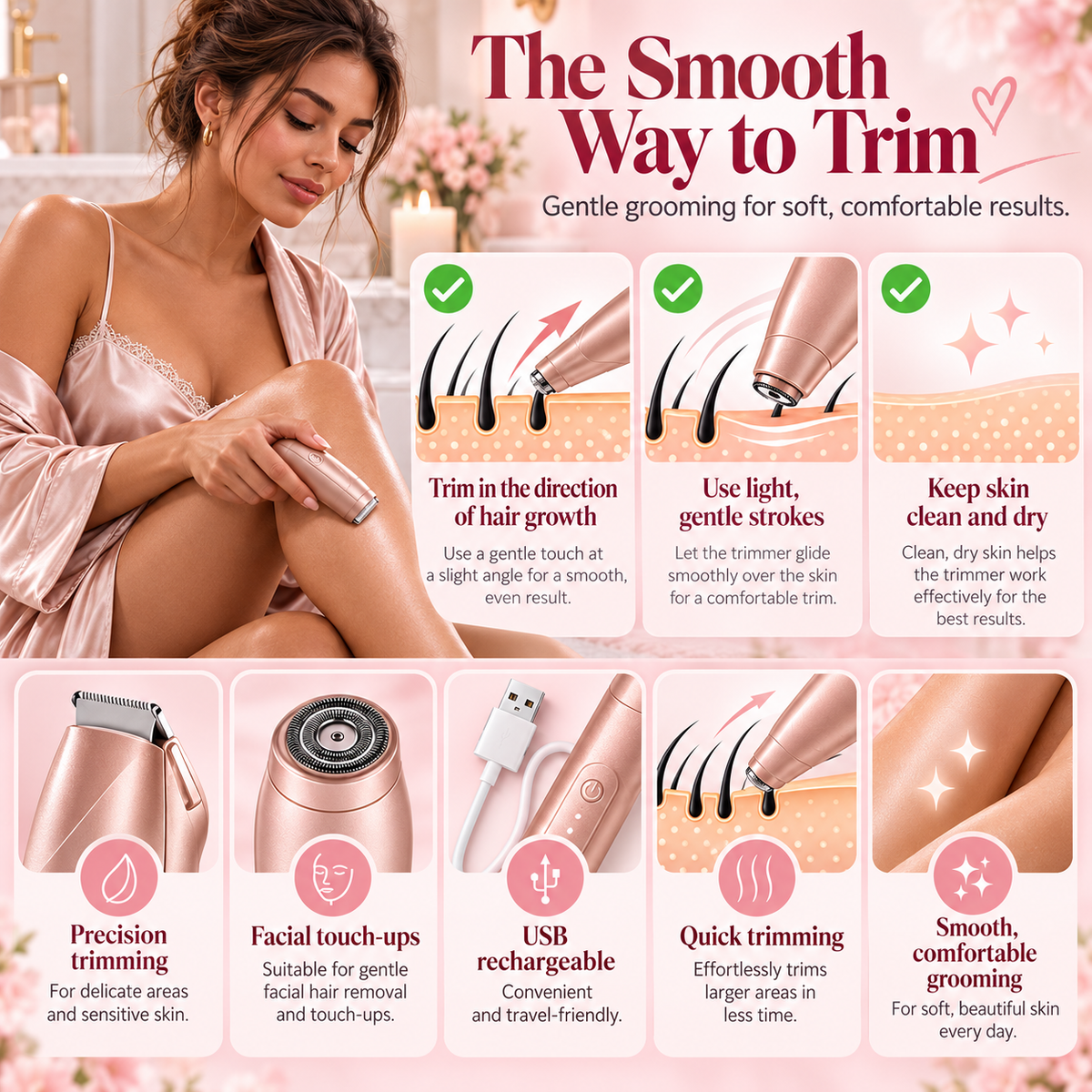 Velvet Smooth Bikini and Body Trimmer
