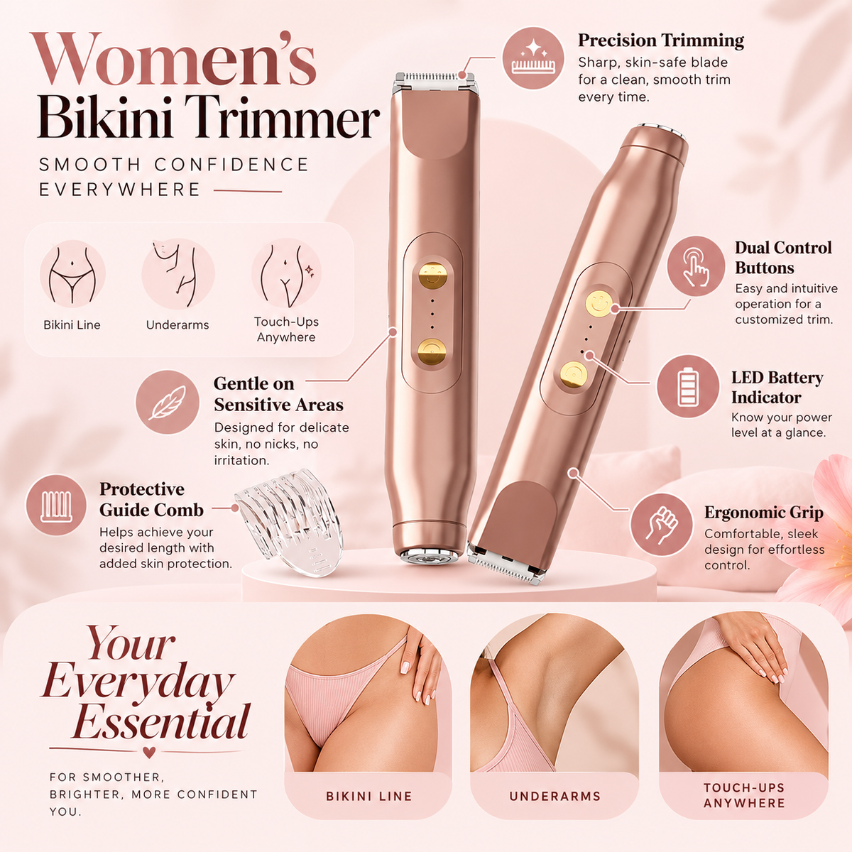 Velvet Smooth Bikini and Body Trimmer